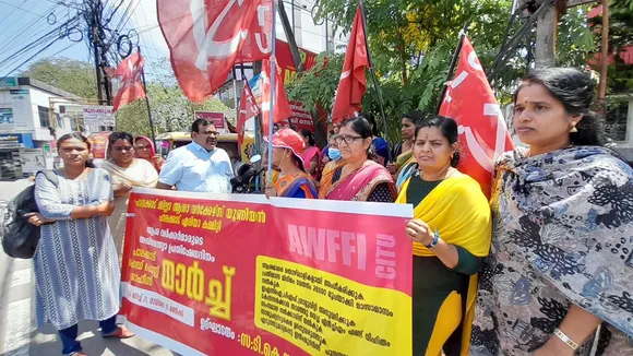 asha workers union palakkad