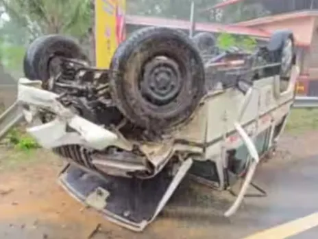 police jeep accident