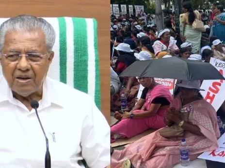 pinarayi vijayan and asha workers 