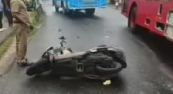 scooter accident thrissur