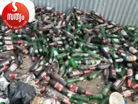 empty bottles