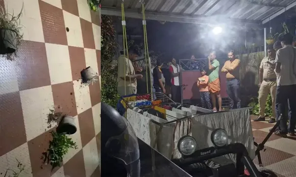 students attacked a house of another student