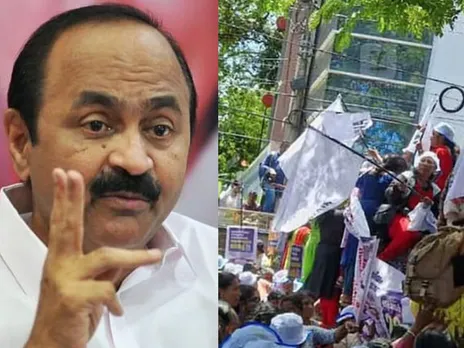 satheesan asha prottest