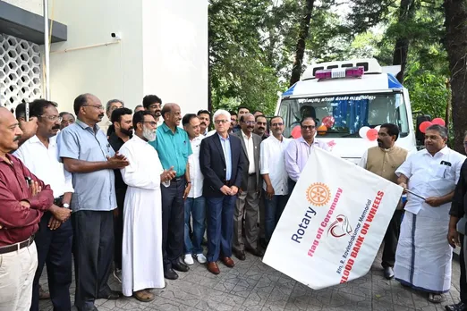 Saji Cheriya Flagging Off