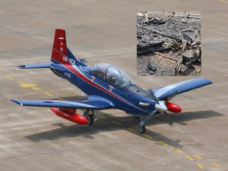 iaf-pilatus-pc-7-crash-near-tambaram-chennai-pilot-ejects-safely