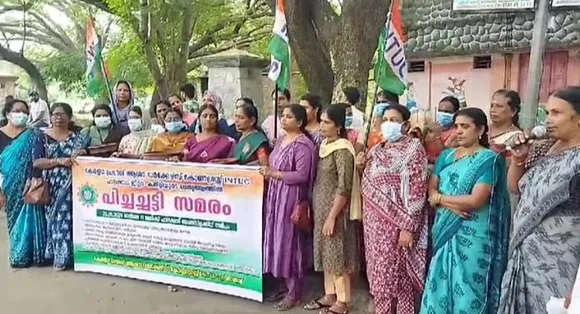 asha workers protest