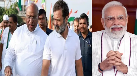 rahul gandhi narendra modi mallikarjun kharge