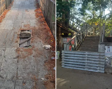 railway overbridge closed