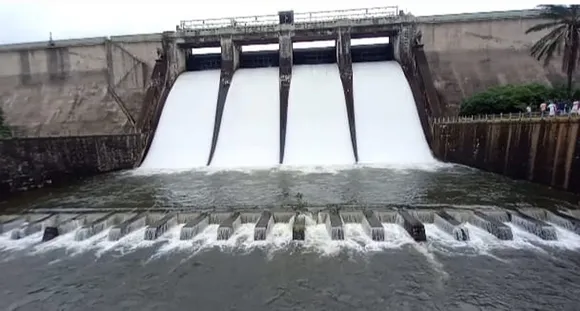 malambuzha dam shutter opened