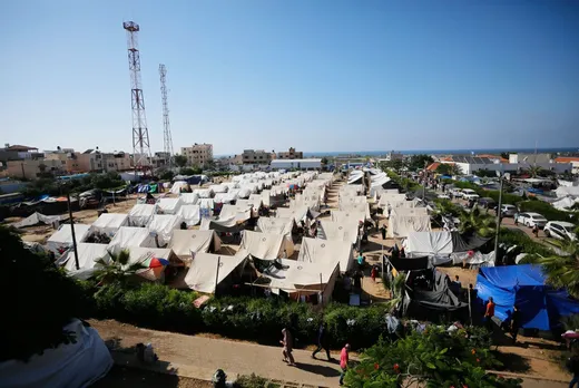 tents in gaza