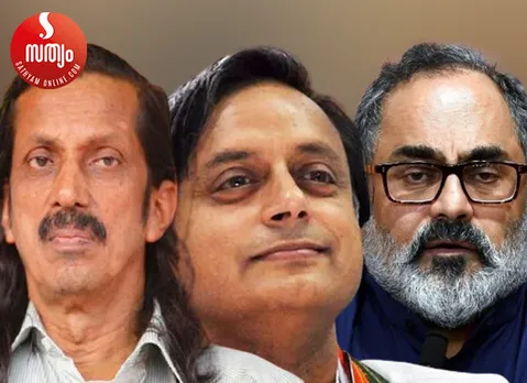 pannyan raveendran sasi tharor rajeev chandrasekhar