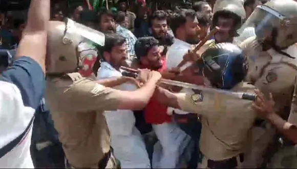 youth congress protest palakkad