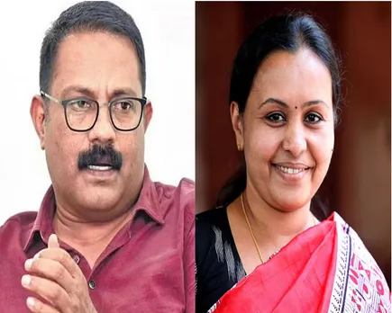 veena george km shaji