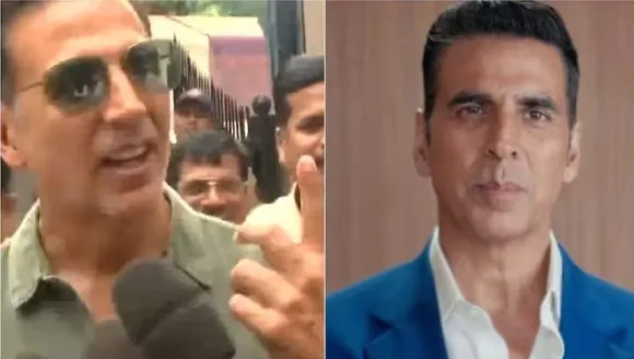 Actor Akshay Kumar Casts Vote 
