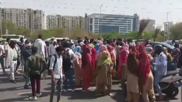 Speeding car runs over female sanitation worker in Gurugram, driver absconding