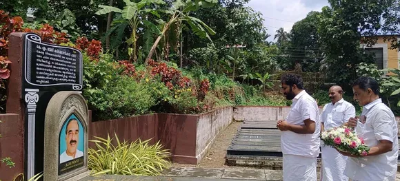 chandy oommen km mani tomb