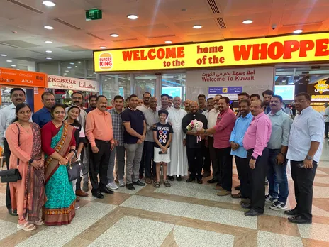 കുവൈറ്റ്‌ മലങ്കര റൈറ്റ് മൂവ്മെന്റിന്റെ ആൽമിയ ഉപദേഷ്ടാവ് റവ.ഡോ. തോമസ് കാഞ്ഞിരമുകളിന് കുവൈറ്റിൽ സ്വീകരണം