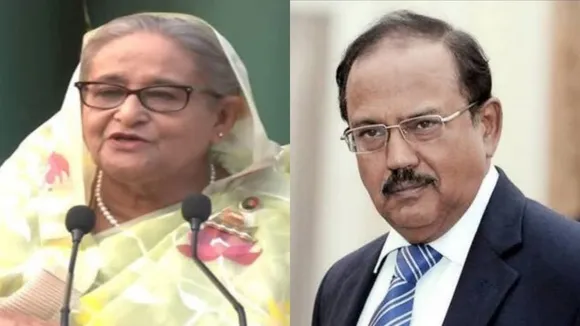 AJIT DOVAL MEETS SHEIKH HASINA