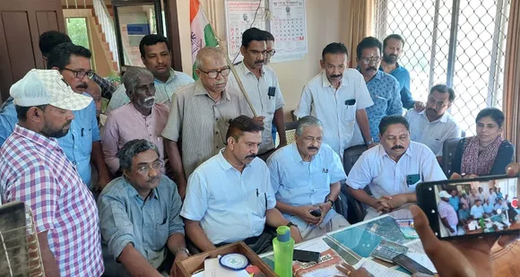 congress protest ponnani harber