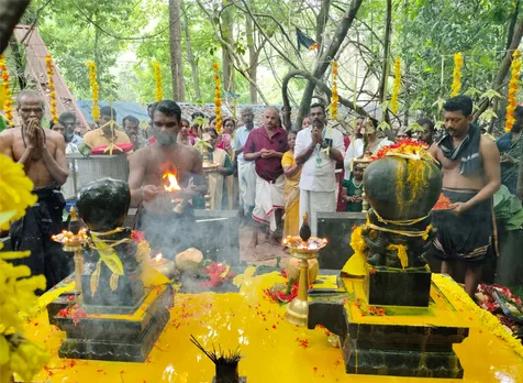kalleli mooppan kavu naga pooja