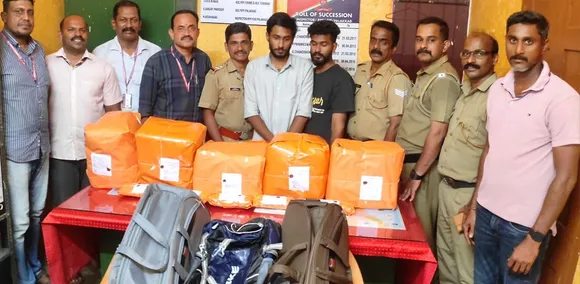 48 kg canaby seased from palakkad