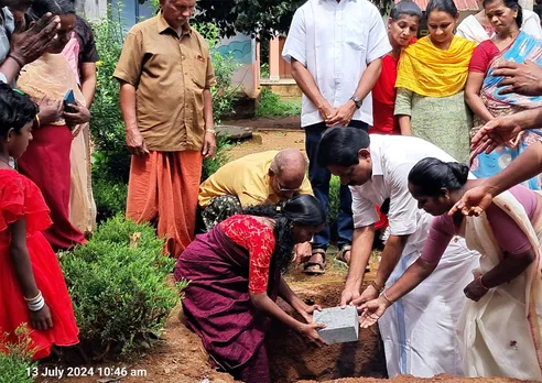 valavoor school kitchen cum store foundation stone placed