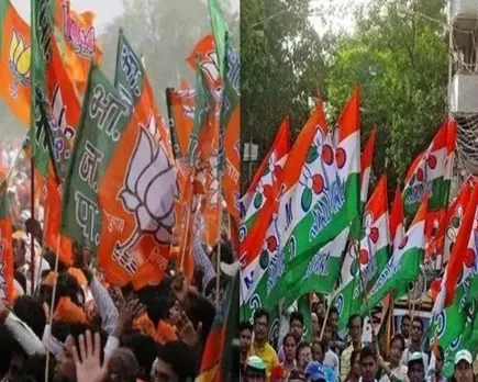 bjp tmc flag