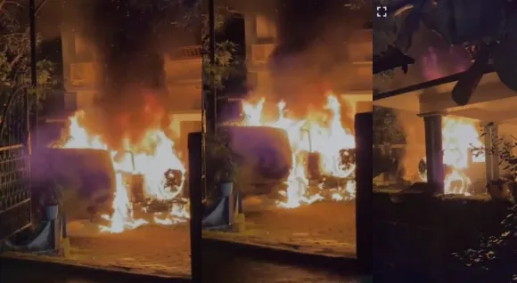 Vehicles-catches-fire-in-Malappuram