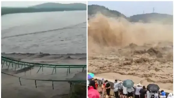 കനത്ത മഴയെ തുടർന്ന് ചൈനയിൽ രണ്ട് അണക്കെട്ടുകൾ തകർന്നു