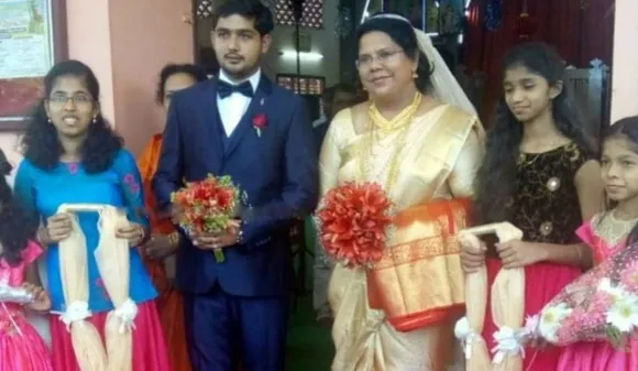 25 കാരന്‍ 48 കാരിയെ പണം മോഹിച്ച് വിവാഹം ചെയ്തു എന്ന് വ്യാജ പ്രചരണം; നിയമനടപടിക്ക് ദമ്പതികൾ