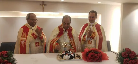 ഫരീദാബാദ് രൂപത മെത്രാൻ ആർച്ച് ബിഷപ്പ് കുര്യാക്കോസ് ഭരണികുളങ്ങരയുടെ ജന്മദിനം ആഘോഷിച്ചു