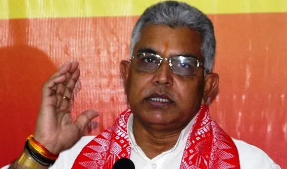 പശ്ചിമ ബംഗാളില്‍ ബിജെപി ദേശീയ ഉപാദ്ധ്യക്ഷന്‍ ദിലീപ് ഘോഷിന് നേരെ കൈയേറ്റശ്രമം; തോക്കുചൂണ്ടി അംഗരക്ഷകര്‍-വീഡിയോ