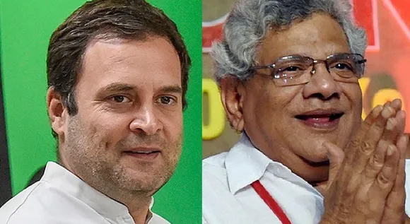 രാഹുല്‍ വയനാട്ടില്‍ മത്സരിക്കുന്നത് തടയാന്‍ സീതാറാം യെച്ചൂരി രംഗത്ത് ? കേന്ദ്രത്തില്‍ ബിജെപിക്കെതിരെയുള്ള പ്രതിപക്ഷ മുന്നേറ്റത്തെ ദുര്‍ബ്ബലപ്പെടുത്തുമെന്ന് ഇടതുപക്ഷം. വയനാട്ടിലെ പ്രഖ്യാപനം വൈകിയേക്കും ! എന്നാല്‍ തീരുമാനത്തില്‍ മാറ്റമുണ്ടായേക്കില്ലെന്നും റിപ്പോര്‍ട്ട്