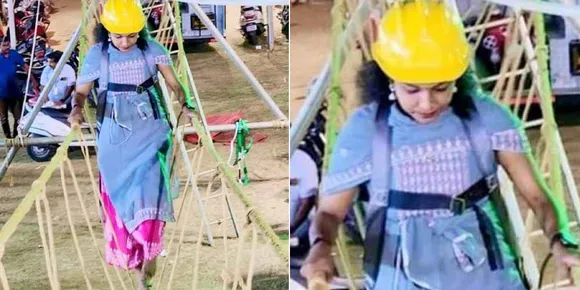 പാലക്കാട് അഗ്നിരക്ഷാസേനയുടെ ബര്‍മ്മ ബ്രിഡ്ജ് സാഹസികർക്ക് ആവേശമാകുന്നു