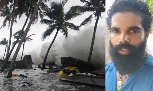 'കേരളത്തിന്റെ സൈന്യം ഇപ്പോൾ കടലിന്റെ വായിൽ ആണ്. ഷർട്ടും മുണ്ടും കൊടുത്ത് ആദരിച്ചവർ കടൽഭിത്തിക്കായുള്ള മുറവിളി കേൾക്കുന്നില്ല'