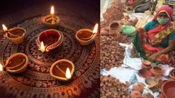 ദീപം തെളിയിക്കല്‍ ആഹ്വാനം; പട്‌നയില്‍ ആളുകള്‍ ചെരാതുകള്‍ വാങ്ങിക്കൂട്ടുന്നു