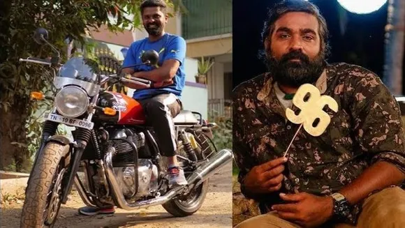 '96' നൂറു ദിവസം പിന്നിട്ടപ്പോള്‍ സംവിധായകന് റാമിന്റെ സ്‌നേഹ സമ്മാനം...റോയല്‍ എന്‍ഫീല്‍ഡ് ഇന്റര്‍ സെപ്റ്റര്‍ 650 യാണ് മക്കള്‍സൈല്‍വന്റെ ഗിഫ്റ്റ്...ബോണസായി രജിസ്‌ട്രേന്‍ നമ്പര്‍ 0096