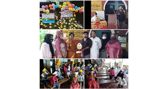 ജിഎല്‍പിഎസ് എടത്തനാട്ടുകര മൂച്ചിക്കലില്‍ 'തിരികെ വിദ്യാലയത്തിലേക്ക്' രണ്ടാ൦ ബാച്ച് പ്രവേശനോത്സവം വ൪ണാഭമായി