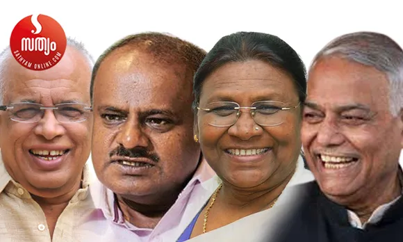 രാഷ്ട്രപതി തെരഞ്ഞെടുപ്പില്‍ മന്ത്രി കൃഷ്ണന്‍കുട്ടിയടക്കമുള്ളവര്‍ ബിജെപി സ്ഥാനാര്‍ത്ഥിക്ക് വോട്ടുചെയ്യേണ്ടി വരുമോ ? ദ്രുപദി മുര്‍മുവിന് പിന്തുണ പ്രഖ്യാപിച്ച് ജെഡിഎസ് ദേശീയ ഘടകം. കുമാരസ്വാമിയുടെ തീരുമാനം വെട്ടിലാക്കുന്നത് കേരളത്തിലെ ജെഡിഎസ് നേതാക്കളെ ! ജനതാദള്ളില്‍ പുതിയ തര്‍ക്കത്തിന് വഴി തെളിച്ച് രാഷ്ട്രപതി തെരഞ്ഞെടുപ്പ്. കേരളത്തിലെ മുഴുവന്‍ വോട്ടും പ്രതീക്ഷിച്ച യശ്വന്ത് സിന്‍ഹയ്ക്കും നിരാശ