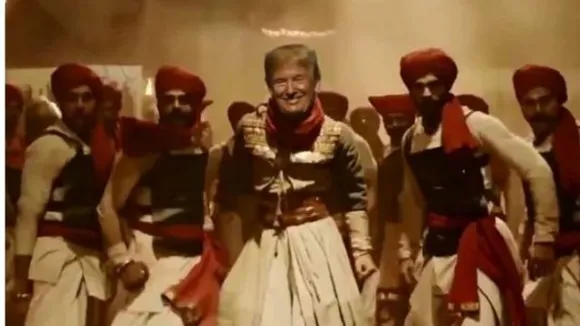 ഹിന്ദി പാട്ടിനൊപ്പം ചുവടുവെച്ച് ‘ഡോണാള്‍ഡ് ട്രംപ്’; ‘പെഷ്‌വ വാരിയര്‍ ട്രംപ്’ വീഡിയോ വൈറല്‍