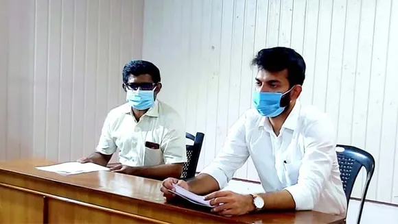 കോവിഡ് ലോക്ക് ഡൗണ്‍ ; ഒന്നര മാസത്തെ ഇടവേളയ്ക്ക് ശേഷം പാലാ പ്രസ്സ് ക്ലബ്ബിൽ ഇന്ന് ആദ്യ പത്രസമ്മേളനം നടന്നു