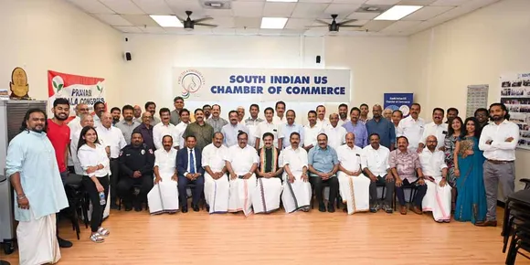 ജോസ് കെ മാണി എംപിയ്ക്ക് സൗത്ത് ഇന്ത്യൻ യുഎസ്‌ ചേംബർ ഓഫ് കോമേഴ്‌സ് ഉജ്ജ്വല സ്വീകരണം നൽകി