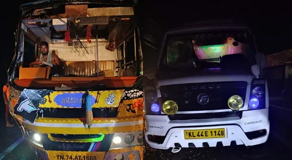 പാറശാലയിൽ പിക്കപ്പ് വാനും ട്രാവലറും കൂട്ടിയിടിച്ച് 12 വയസുകാരൻ മരിച്ചു; 11പേർ ആശുപത്രിയിൽ