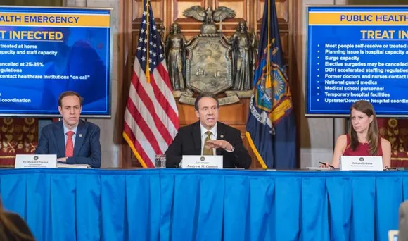 ന്യൂയോര്‍ക്ക് നഗരം മറ്റൊരു വുഹാന്‍ ആയി മാറുന്നു.