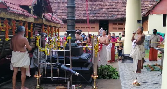 പൂവരണി ശ്രീമഹാദേവ ക്ഷേത്രത്തിലെ തിരുവുത്സവത്തിന് കൊടിയേറി