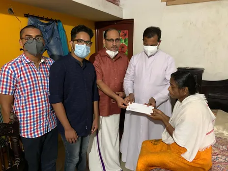 പാലാ സെന്റ് തോമസ് കോളേജ് ഓൾഡ് സ്റ്റുഡൻസ് അസോസിയേഷൻ പാസ്റ്റകോസ് കുവൈറ്റ്‌ ചാപ്റ്റർ, നിധിന മോൾ സഹായ നിധി കൈമാറി