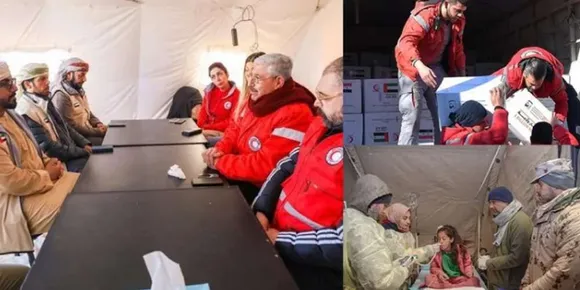 സിറിയയിലെയും തുർക്കിയിലെയും ഭൂകമ്പ ദുരിതബാധിതർക്ക് സഹായ ഹസ്തവുമായി യുഎഇ