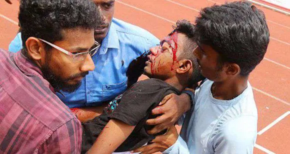 വി​ദ്യാ​ര്‍​ഥി​യു​ടെ ത​ല​യി​ല്‍ ഹാ​മ​ര്‍ വീ​ണ് പ​രി​ക്കേ​റ്റ​ സംഭവം: സം​സ്ഥാ​ന ജൂ​ണി​യ​ര്‍ അ​ത്‌​ല​റ്റി​ക് ചാമ്പ്യ​​ന്‍​ഷി​പ്പ് നിര്‍ത്തിവച്ചു