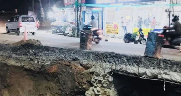 പാലം പണി ദുരിതം; അടിവാരത്ത് അപകട പരമ്പരയും, ഗതാഗത കുരുക്കും...