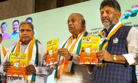 'സംവരണ പരിധി 70 ശതമാനമായി ഉയർത്തും, മുസ്ലിം സംവരണം റദ്ദാക്കിയത് പുനഃസ്ഥാപിക്കും'; വാ​ഗ്ദാനങ്ങൾ നിരത്തി കോൺ​ഗ്രസ് പ്രകടന പത്രിക